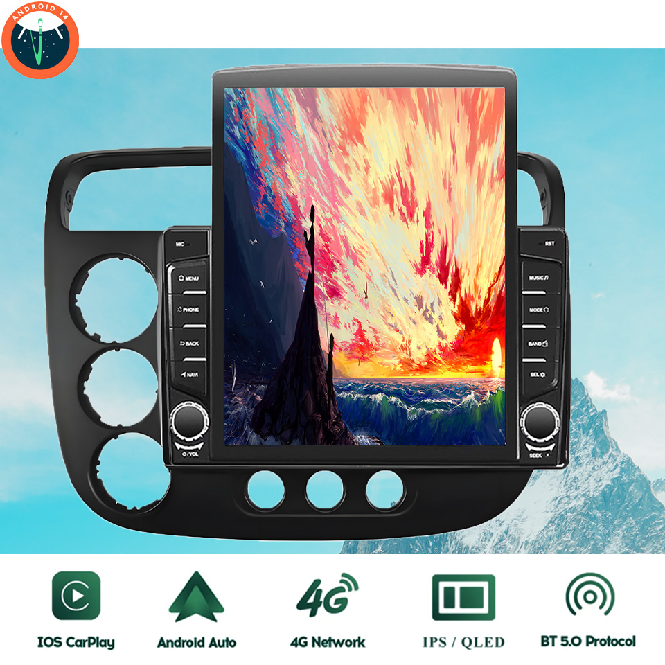 Cassette Tape Head - 8コアAndroid 14カーラジオステレオDVDカセット ホンダシビック2000-2006用 オートGPSナビゲーション 4G LTE