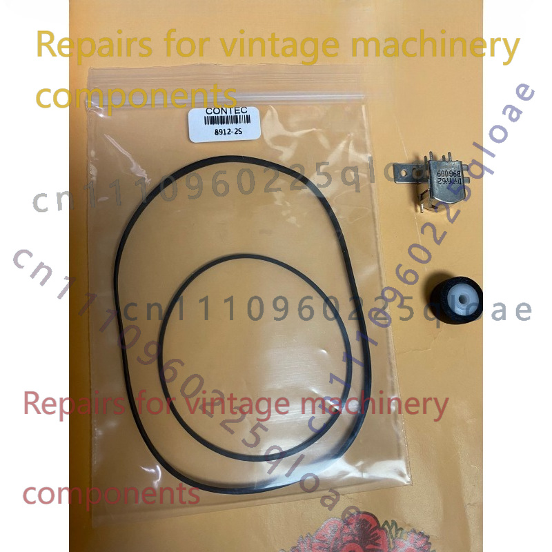 Cassette Tape Head - CONTEC 8912-2Sラジオカセットレコーダー用修理スペアパーツキット（ドライブベルト、磁気テープヘッド、ピンチローラーを含む）