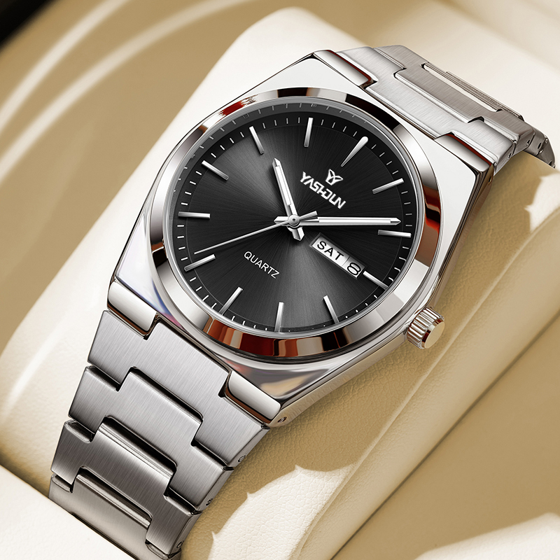 トップブランドの高級ステンレススチール製クォーツ腕時計、メン - Vintage Watch Collecting のレビューと価格